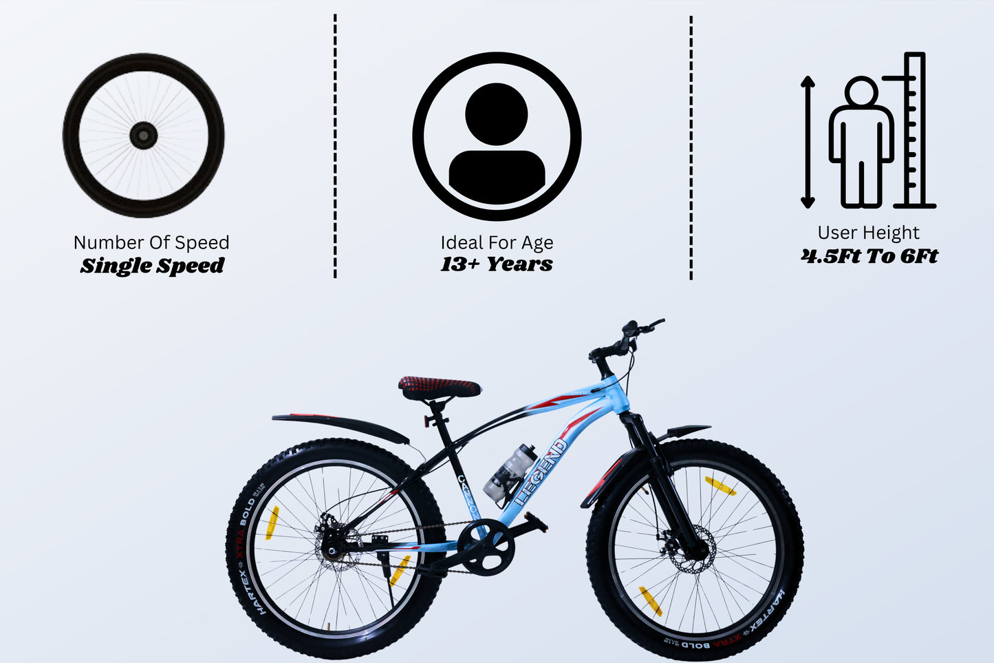 Legend 26X300 Mountain Bike Without Carrier